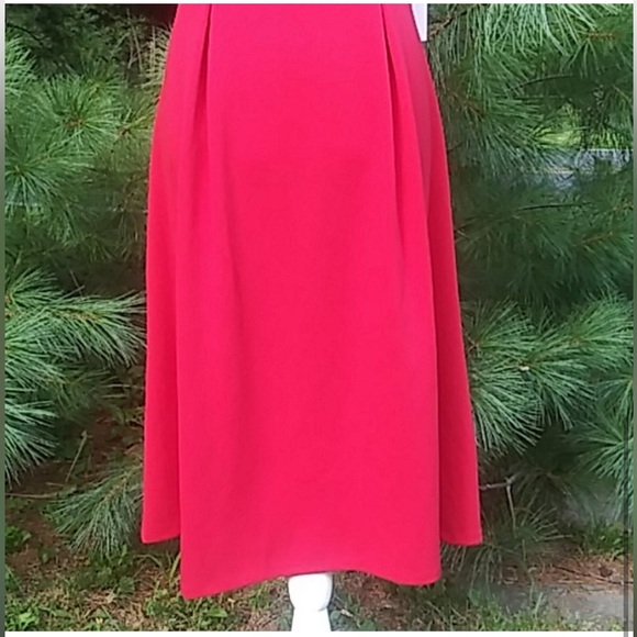 Sale!!! Calvin Klein Red Midi Dress - Picture 7 of 11